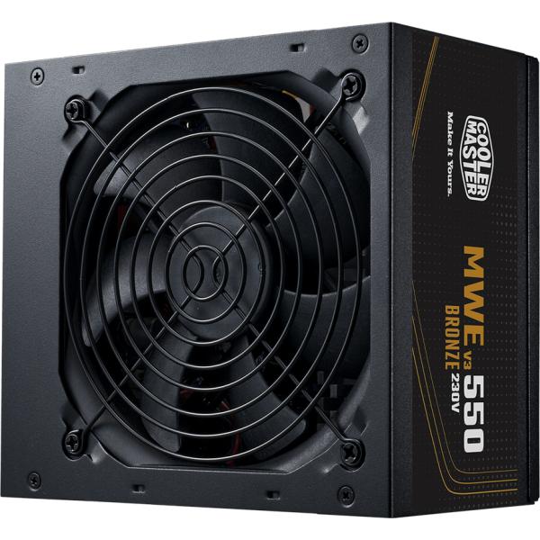 Cooler Master Cooler MPE-5501-AABW-3BEU MWE BRONZE V3 PSU, ATX, 550W, fan silenzioso HDB