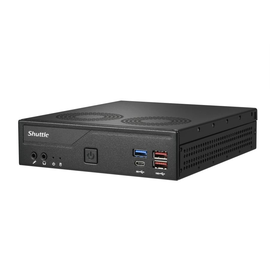 Shuttle Shuttle DH770 Mini PC Barebone, 1.35L, LGA 1700, Intel H770, DDR5-SDRAM, 2x 2,5G LAN, 2x M.2, 24 7