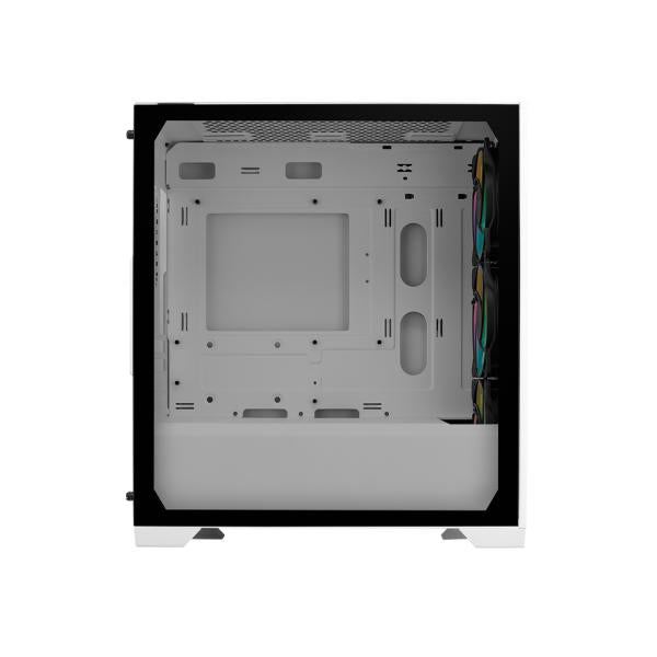 Cooler Master E301-WGNN-S00 Elite 301 White Argb, ATX, Ventana, USB 3.2 Gen 1 Tipo C, 3x 120 mm Argb