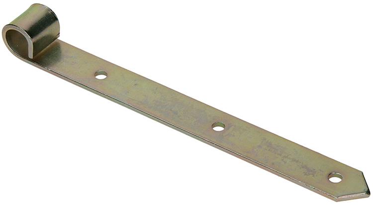 1013231 - bisagra de escotilla simple chapada en amarillo 25 cm diámetro 18 mm | 6 piezas