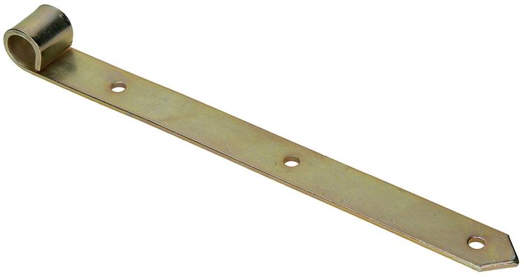 1013232 - bisagra de escotilla simple chapada en amarillo 30 cm diámetro 18 mm | 6 piezas