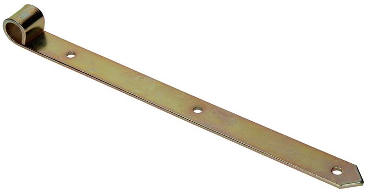 1013233 - bisagra de escotilla simple chapada en amarillo 35 cm diámetro 18 mm | 6 piezas