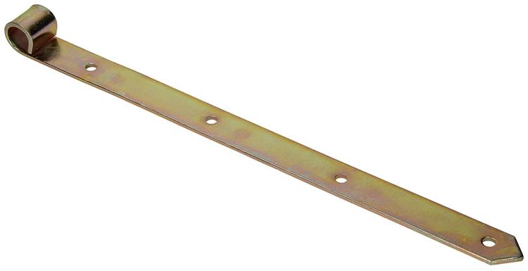 1013234 - bisagra de escotilla simple chapada en amarillo 40 cm diámetro 18 mm | 6 piezas