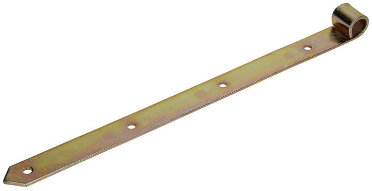 1013234 - bisagra de escotilla simple chapada en amarillo 40 cm diámetro 18 mm | 6 piezas