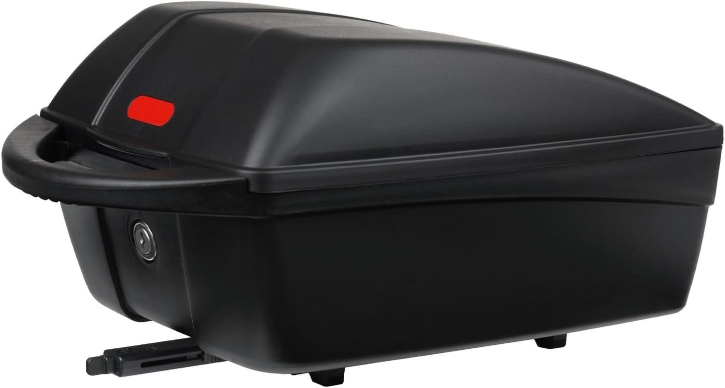 Polisport Top Case - Per biciclette con MIK o MIK -HD Sistema di montaggio -11L - nero