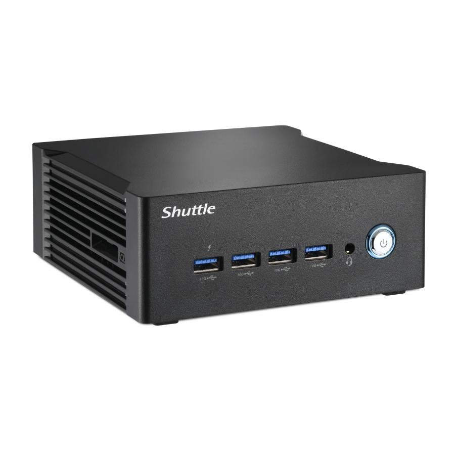 Shuttle Na10H7 Nano PC Na10H7, AMD Ryzen ™ 7-8845HS APU, Radon780M, 2XHDMI, 2xusB-C 4.0 (DP) 2x2.