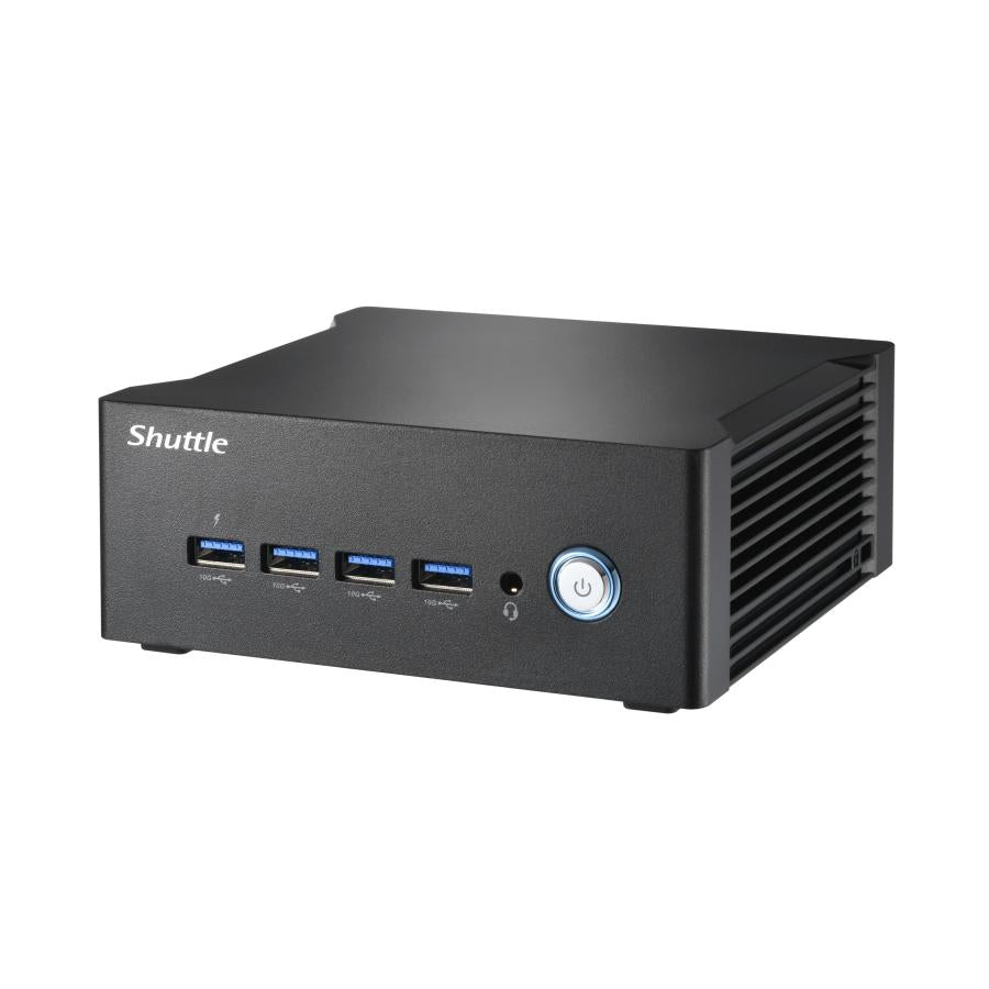 Shuttle Na10H7 Nano PC Na10H7, AMD Ryzen ™ 7-8845HS APU, Radon780M, 2XHDMI, 2xusB-C 4.0 (DP) 2x2.