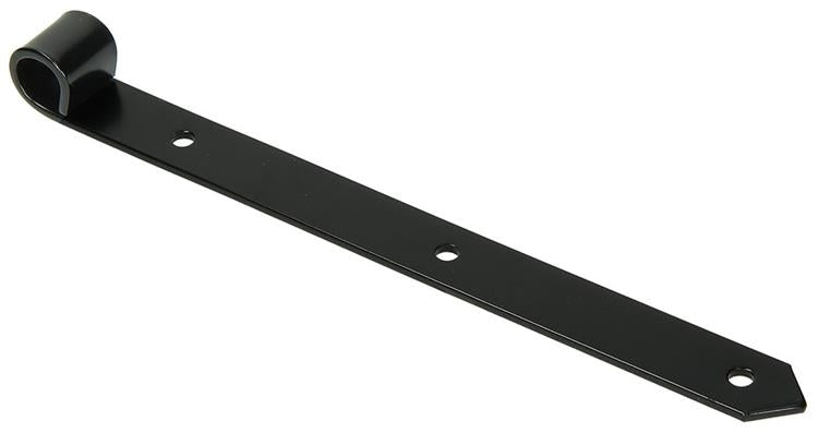 1013237 - bisagra de persiana simple negra 30 cm Ø 18 mm | 6 piezas