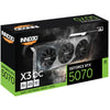 Inno3d n50703-12d7x-195064l geforce rtx 5070 x3 oc, 12 gb, gddr7, 192-bit, 28 gbps, 672 gb s, 650w