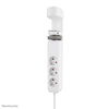 Neomounts DS22-840WH6 SECKE DE ESCRITO CON CLAMP, 1,4 m, interior, tipo F, plástico, blanco, entrega de energía