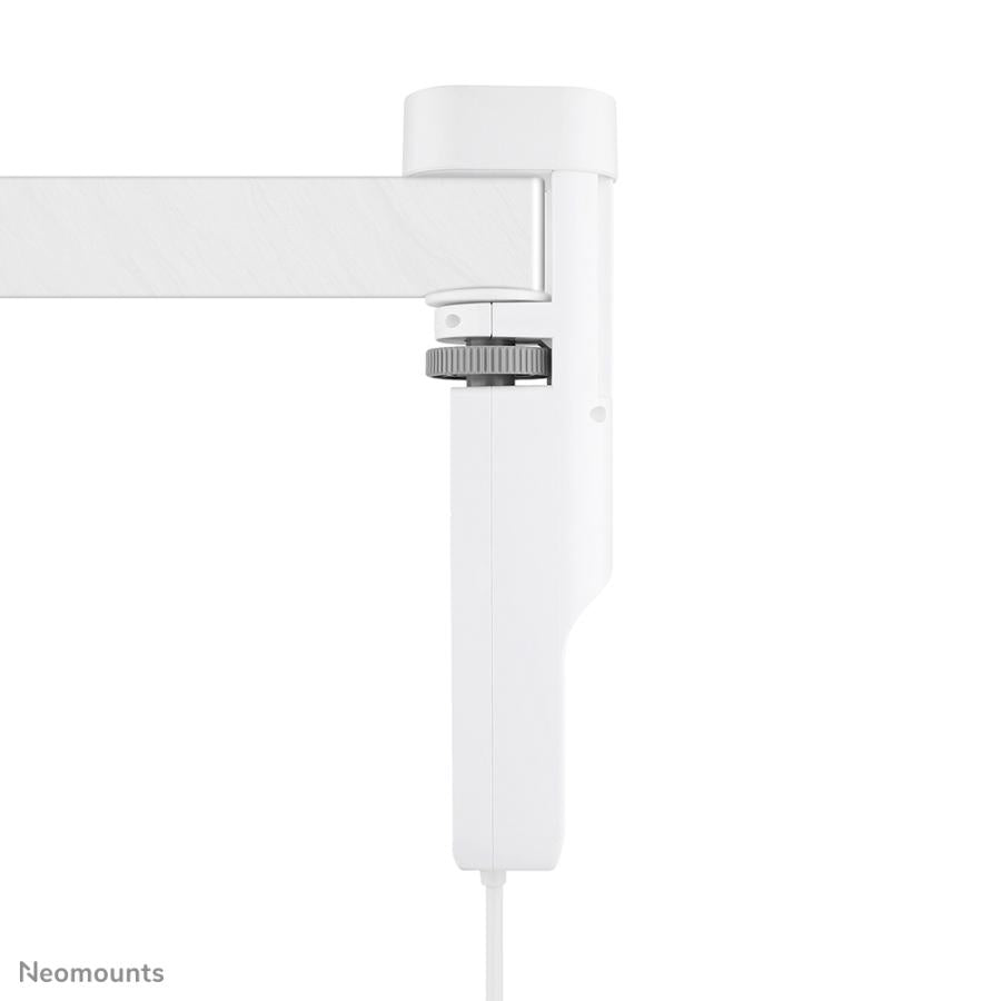 Neomounts DS22-840WH6 SECKE DE ESCRITO CON CLAMP, 1,4 m, interior, tipo F, plástico, blanco, entrega de energía