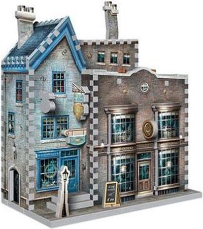 Wrebbit ollivander’s wand shop and scribbulus writing implements - 3d puzzel - harry potter - 295 stukjes