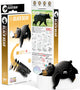 Puzzle 3d Eugy - orso nero - animali selvatici - sostenibile - collezionali tutti - 6 anni