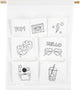 Hanging organizer white