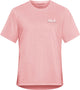 Jack wolfskin vonnan graphic t w camicia da esterno da donna-rosegarden