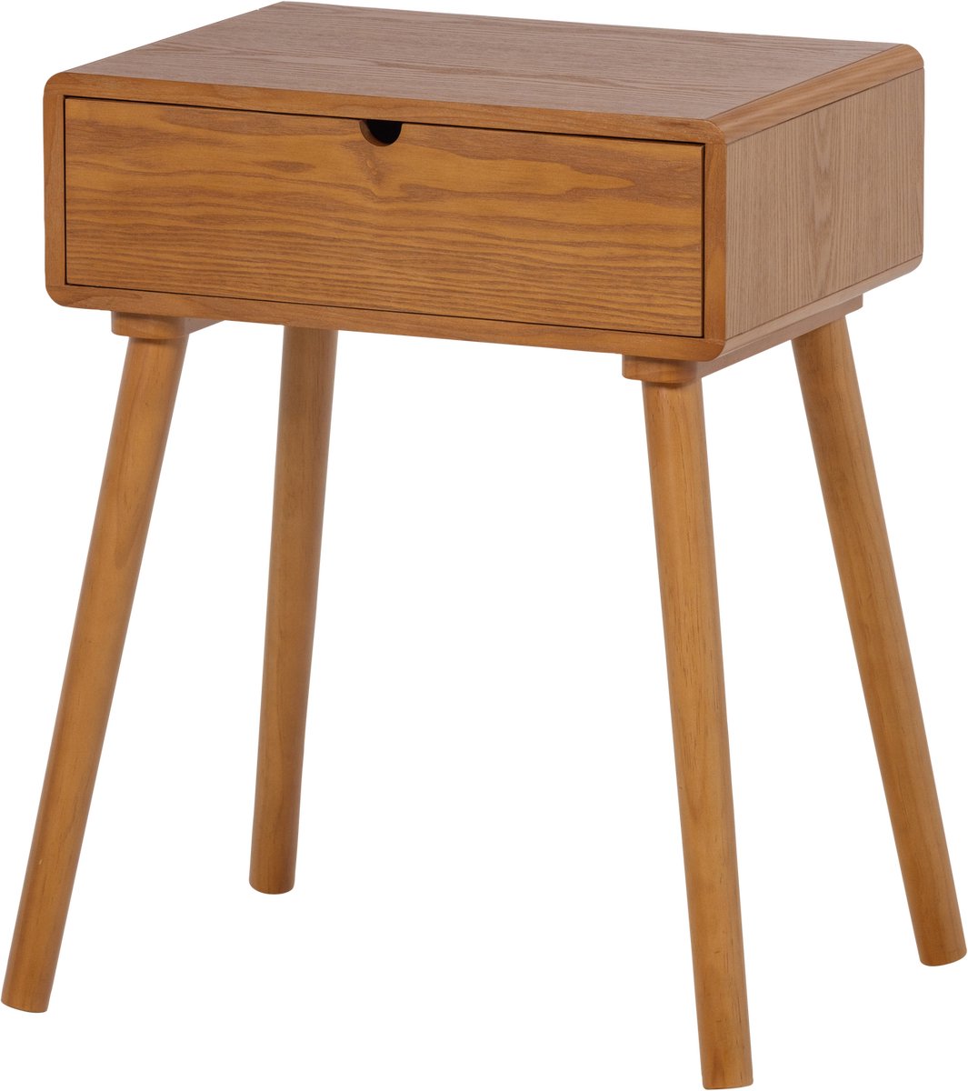 Mesita de noche Woood nelo - madera - marrón - 54x36x30