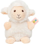 Happy horse lam logan knuffel 14 cm - ecru - baby knuffel