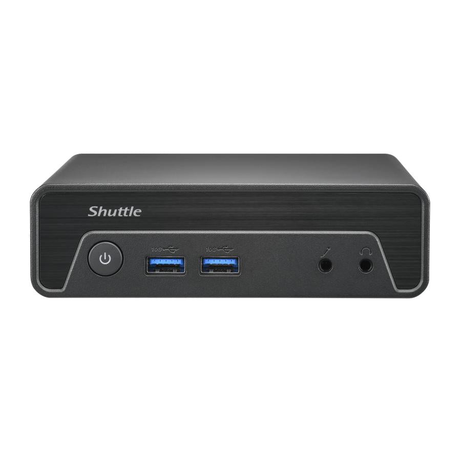 Shuttle Ne10n Nano PC, Intel N 100 Soc, DDR4, HDMI, DP, 6x USB, LAN, Fanless, 24 7, 65 W