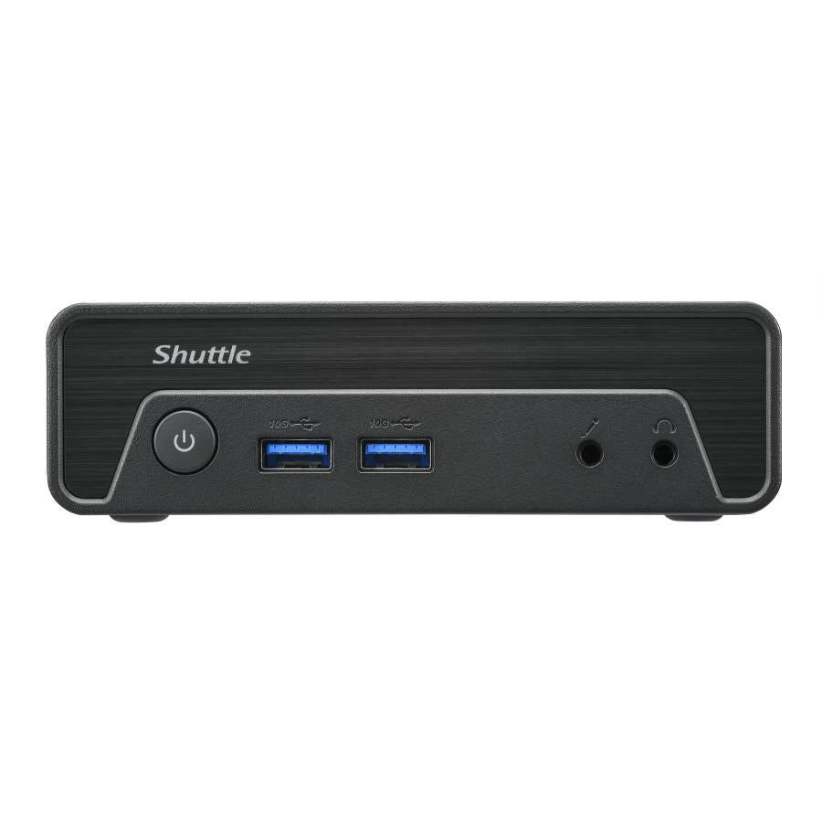 Shuttle Ne10n Nano PC, Intel N 100 Soc, DDR4, HDMI, DP, 6x USB, LAN, Fanless, 24 7, 65 W