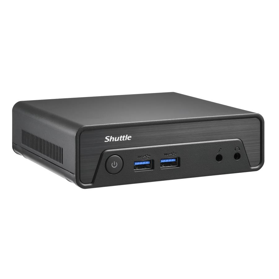 Shuttle Ne10n Nano PC, Intel N 100 Soc, DDR4, HDMI, DP, 6x USB, LAN, Fanless, 24 7, 65 W
