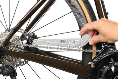 Cycplus kettingslijtagemeter cyclus alle kettingen incl. sram flattop - zilver