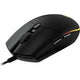 Ratón gaming logitech negro g102 con cable