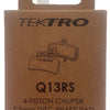 Tektro schijfremblokken brake pads q13rs resin 5mm