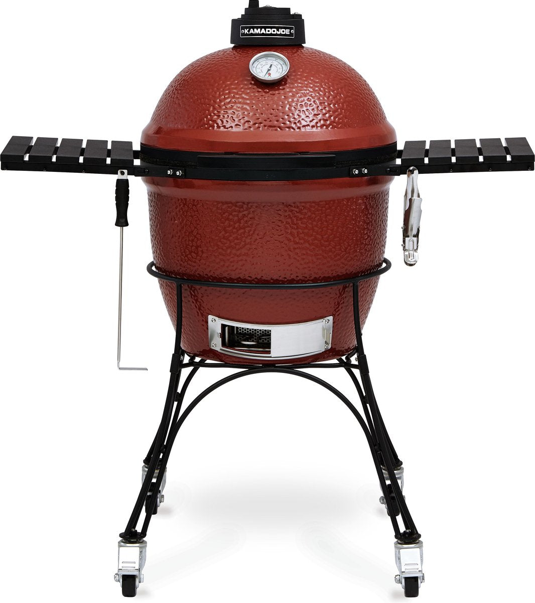 Kamadojoe kamado joe classic i – kamado bbq 46 cm – keramische houtskoolgrill met onderstel