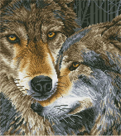 Diamond dotz® museruola con museruola diamante dotz - pittura diamante - 23.944 dotz - 47x42 cm