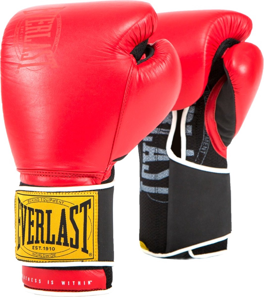 Everlast 1910 classic training glove, red 12-oz