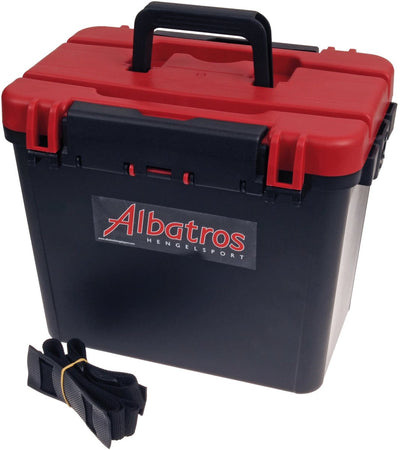 Albatros Polybox Seatbox Evo: asiento robusto y maletín de almacenamiento con bandeja interior extraíble
