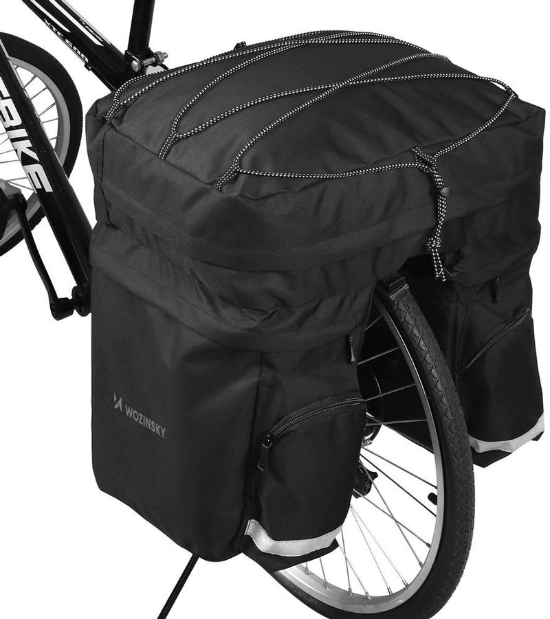 Serie Wozinsky wbb13bk - borsa da bicicletta - 60 l - impermeabile - riflettente