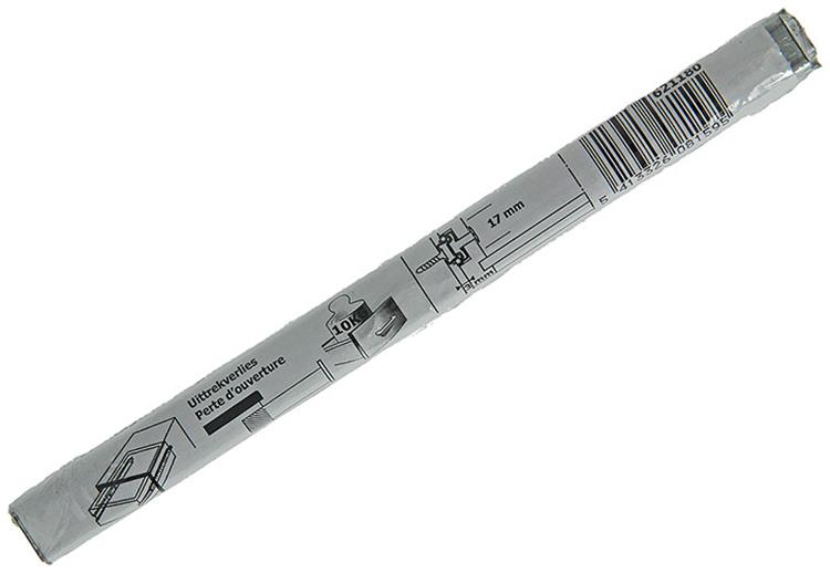 1014509 - guías para cajón de bolas galvanizadas 17mm 32-35cm 10kg | 5 piezas