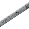 1014510 - guías para cajón de bolas galvanizadas27mm 25-40cm 12kg | 5 piezas