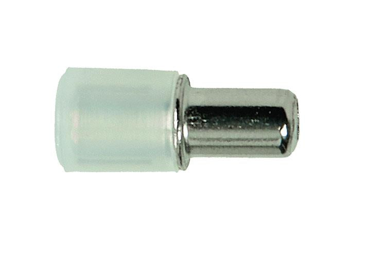 Mack 1013702 - 10 soportes para baldas de cristal ø 5 mm | 5 piezas