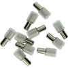 Mack 1013702 - 10 soportes para baldas de cristal ø 5 mm | 5 piezas