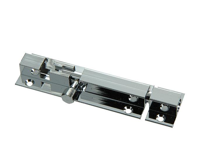 Mack 1013685 - 1 pestillo corredero de latón cromado a 75 - b 16 mm | 5 piezas