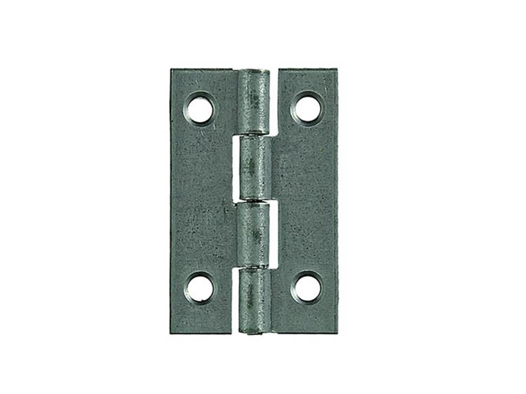 Mack 1013737 - 20 bisagras estrechas galvanizadas 40 x w 25mm | 5 piezas