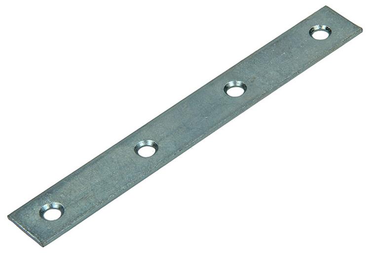 1013746 - 20 placas de conexión galvanizadas 125x16xmm | 10 piezas