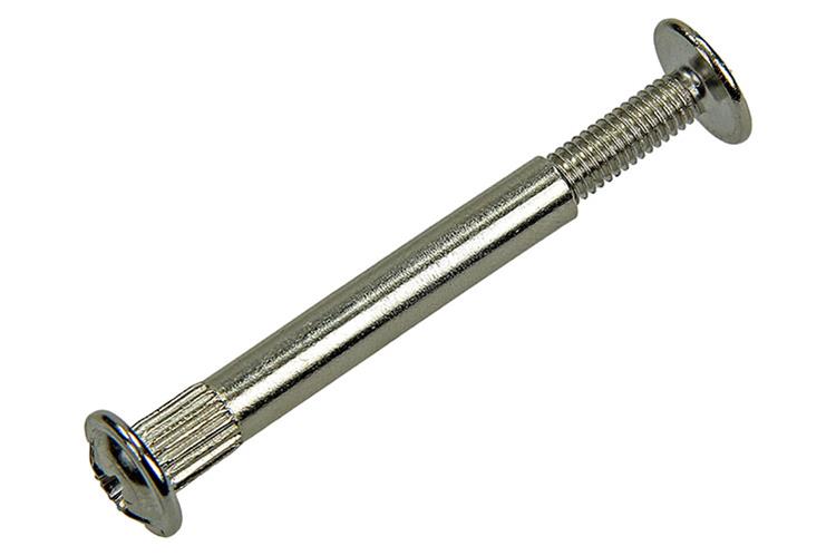 Mack 1013783 - 6 mini tornillos de conexión niquelados ø 5 mm 30-40 mm | 10 piezas
