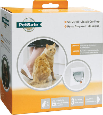 Flap de gato PetSafe con túnel blanco