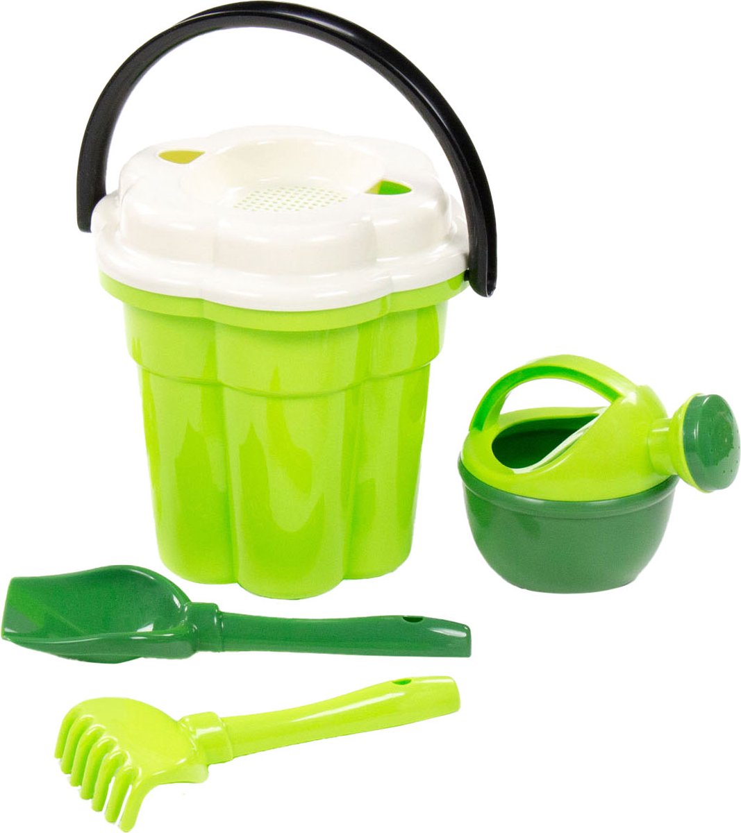 Cavallino Toys Cavallino XL Classic Bucket Set with Riesing Can Green, 4dlg.