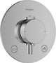 Hansgrohe ecostat comfort s - termostato incorporado - 2 funciones - termostato de ducha - combinación de seguridad en1717 - cromo