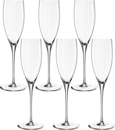 Calice da champagne Leonardo poesia 250 ml - set 6