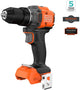 Trapano avvitatore brushless Black+decker 18v (senza batteria e caricabatteria) - bld782n-xj