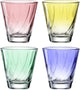 Bicchiere Leonardo 215ml twist assortiti - set 4