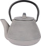 Teiera accogliente e trendy - 1l - ghisa - grigio chiaro