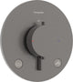 Hansgrohe ecostat comfort s - inbouwthermostaat - 2 functies - douche thermostaat - zekerheidscombinatie en1717 - brushed black chrome