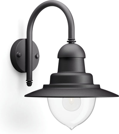 Philips LED Philips Raindrop outdoor wall lamp - 1-light - black