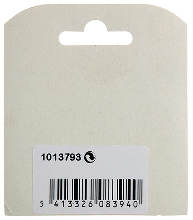 Mack 1013793 - 4 cuadrados plisados ​​pintados de blanco 30x30mm | 10 piezas